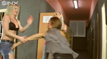 Colleagues Catfight And Rip Each Others Clothes Screencap 50 on www.sinx.com