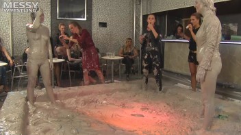 Muddy Wrestling Special: 2 Amateur Battles - Audience vs. Audience Screencap 27 on www.sinx.com