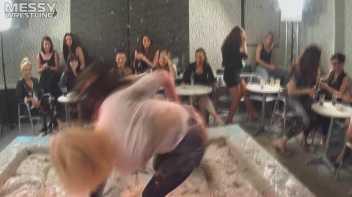 Muddy Wrestling Special: 2 Amateur Battles - Audience vs. Audience Screencap 4 on www.sinx.com