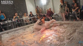 Muddy Wrestling Special: 2 Amateur Battles - Audience vs. Audience Screencap 51 on www.sinx.com