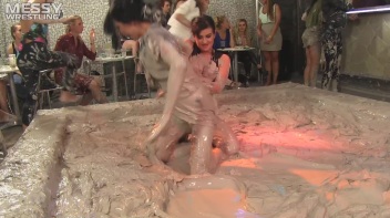 Muddy Wrestling Special: 2 Amateur Battles - Audience vs. Audience Screencap 52 on www.sinx.com