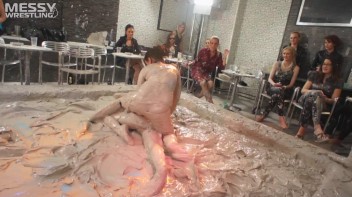 Muddy Wrestling Special: 2 Amateur Battles - Audience vs. Audience Screencap 54 on www.sinx.com