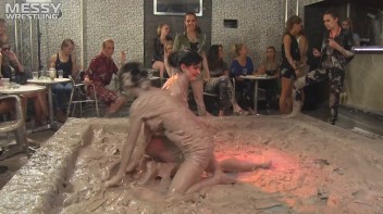 Muddy Wrestling Special: 2 Amateur Battles - Audience vs. Audience Screencap 69 on www.sinx.com
