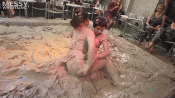 Muddy Wrestling Special: 2 Amateur Battles - Audience vs. Audience Screencap 73 on www.sinx.com