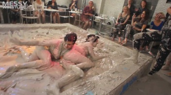 Muddy Wrestling Special: 2 Amateur Battles - Audience vs. Audience Screencap 79 on www.sinx.com