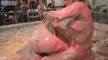 Muddy Wrestling Special: 2 Amateur Battles - Audience vs. Audience Screencap 81 on www.sinx.com