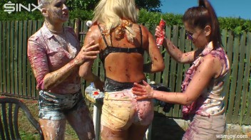 Hot Girls Enjoy Intense Wet And Messy Games Screencap 29 on www.sinx.com