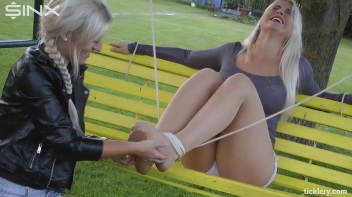Gorgeous Blonde Tickle Freaks - Cam 1 Screencap 22 on www.sinx.com