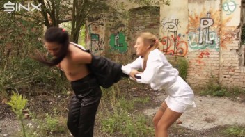 Clothes Ripping Catfight For Gorgeous Twins Screencap 26 on www.sinx.com