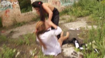 Clothes Ripping Catfight For Gorgeous Twins Screencap 37 on www.sinx.com
