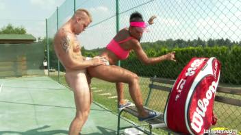 Tennis Court Pounding Screencap 83 on www.sinx.com
