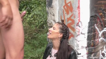 Brunette Model Takes His Jizz And Piss Screencap 74 on www.sinx.com