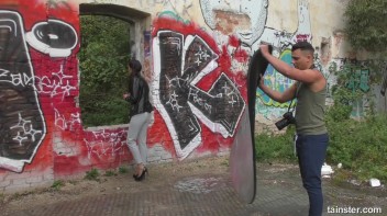 Brunette Model Takes His Jizz And Piss Screencap 1 on www.sinx.com