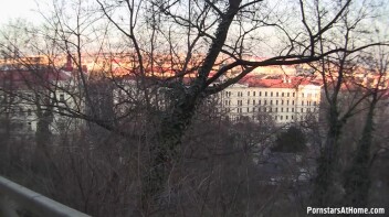 Beautiful POV Blowjob Overlooking Beautiful Prague Screencap 1 on www.sinx.com