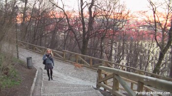 Beautiful POV Blowjob Overlooking Beautiful Prague Screencap 13 on www.sinx.com