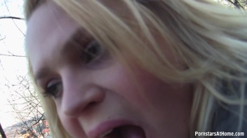 Beautiful POV Blowjob Overlooking Beautiful Prague Screencap 51 on www.sinx.com