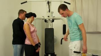 Piss Covered Pussy Workout Screencap 5 on www.sinx.com