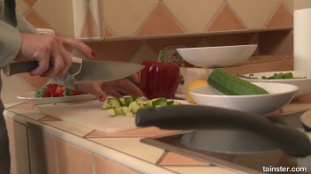 Keeping It Kinky In The Kitchen! Screencap 1 on www.sinx.com