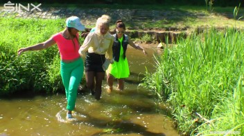 Soaking wet catfight with stuck up blondes Screencap 13 on www.sinx.com