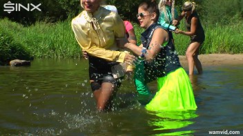 Soaking wet catfight with stuck up blondes Screencap 19 on www.sinx.com