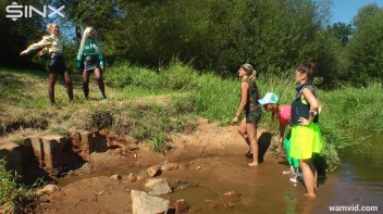 Soaking wet catfight with stuck up blondes Screencap 5 on www.sinx.com