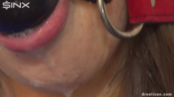 Stocking Clad Cutie Drools With Ball Gag Screencap 56 on www.sinx.com