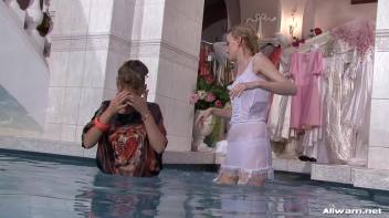 Bitchy Bride To Be In Wetlook Catfight Screencap 91 on www.sinx.com