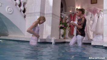 Bitchy Bride To Be In Wetlook Catfight Screencap 52 on www.sinx.com