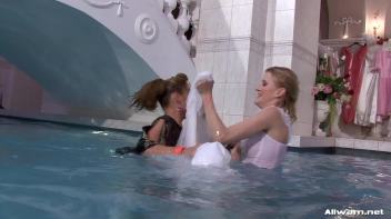 Bitchy Bride To Be In Wetlook Catfight Screencap 71 on www.sinx.com