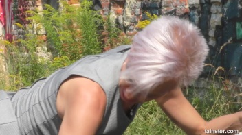 Blonde Bimbo Hitch Hiker Loves His Piss Screencap 47 on www.sinx.com