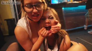 Oral Bitches Conquer That Cock!  A Double Dose of Deepthroat! Screencap 101 on www.sinx.com