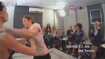 Messy Wrestling: Lost Footage Found! Leathered Up Mad Mud Throw-down! ! Action Cam Footage! Screencap 3 on www.sinx.com