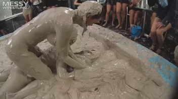 Messy Wrestling: Lost Footage Found! Leathered Up Mad Mud Throw-down! ! Action Cam Footage! Screencap 46 on www.sinx.com