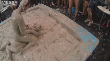 Messy Wrestling: Lost Footage Found! Leathered Up Mad Mud Throw-down! ! Action Cam Footage! Screencap 48 on www.sinx.com