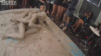 Messy Wrestling: Lost Footage Found! Leathered Up Mad Mud Throw-down! ! Action Cam Footage! Screencap 73 on www.sinx.com