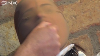 Stocking Masked Sub Girl Takes Cum In Mouth Screencap 4 on www.sinx.com