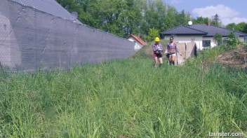 Matching Plaid Babes Piss Out A Lusty, Lesbo Storm! Screencap 3 on www.sinx.com