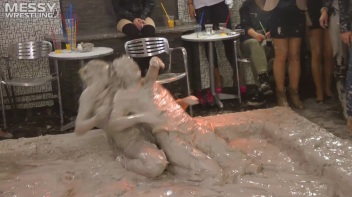 Messy Wrestling: 2 Power Packed Audience Mud Brawl Blasts Them All! Let's Get Messyyyyyyy!!! Screencap 16 on www.sinx.com
