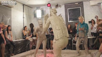 Messy Wrestling: 2 Power Packed Audience Mud Brawl Blasts Them All! Let's Get Messyyyyyyy!!! Screencap 32 on www.sinx.com