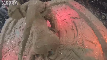 Messy Wrestling: 2 Power Packed Audience Mud Brawl Blasts Them All! Let's Get Messyyyyyyy!!! Screencap 35 on www.sinx.com