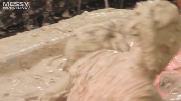 Messy Wrestling: 2 Power Packed Audience Mud Brawl Blasts Them All! Let's Get Messyyyyyyy!!! Screencap 38 on www.sinx.com