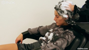 Messy Fun In The Hair Salon - Cam 2 Screencap 17 on www.sinx.com