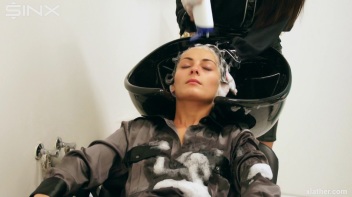 Messy Fun In The Hair Salon - Cam 2 Screencap 18 on www.sinx.com