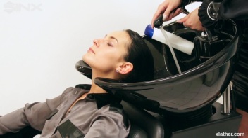 Messy Fun In The Hair Salon - Cam 2 Screencap 2 on www.sinx.com