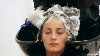 Messy Fun In The Hair Salon - Cam 2 Screencap 22 on www.sinx.com