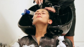 Messy Fun In The Hair Salon - Cam 2 Screencap 28 on www.sinx.com