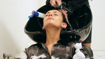 Messy Fun In The Hair Salon - Cam 2 Screencap 29 on www.sinx.com