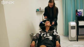 Messy Fun In The Hair Salon - Cam 2 Screencap 30 on www.sinx.com