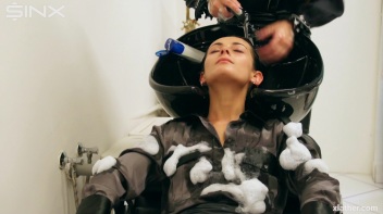 Messy Fun In The Hair Salon - Cam 2 Screencap 31 on www.sinx.com