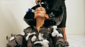 Messy Fun In The Hair Salon - Cam 2 Screencap 32 on www.sinx.com